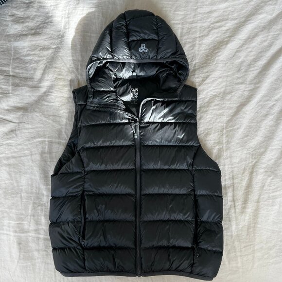 New! Aritzia Little Puff Vest Black Size Small - Picture 2 of 7